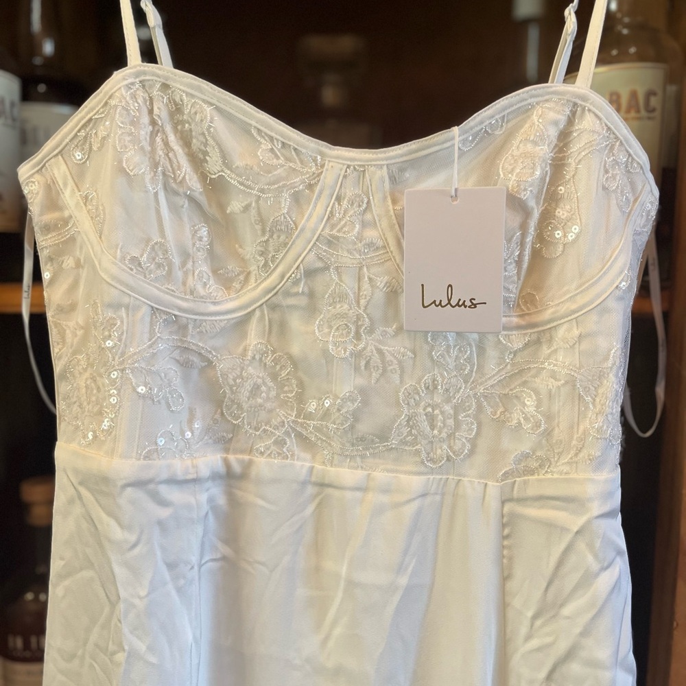 NWT Lulus Wedding dress - Picture 10 of 12